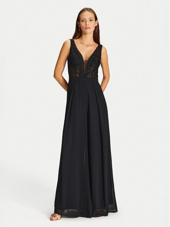 Hey Kyla Kombinezon 3AJ001HK Czarny Regular Fit