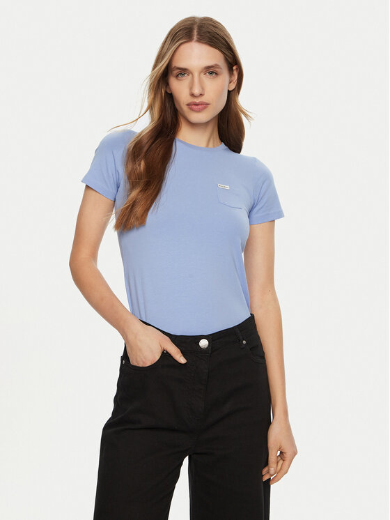 Guess Jeans T-Shirt W5RI52 J1314 Niebieski Regular Fit