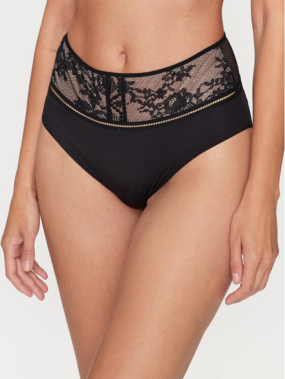 Passionata Figi klasyczne z wysokim stanem Olivia P49J30 Czarny