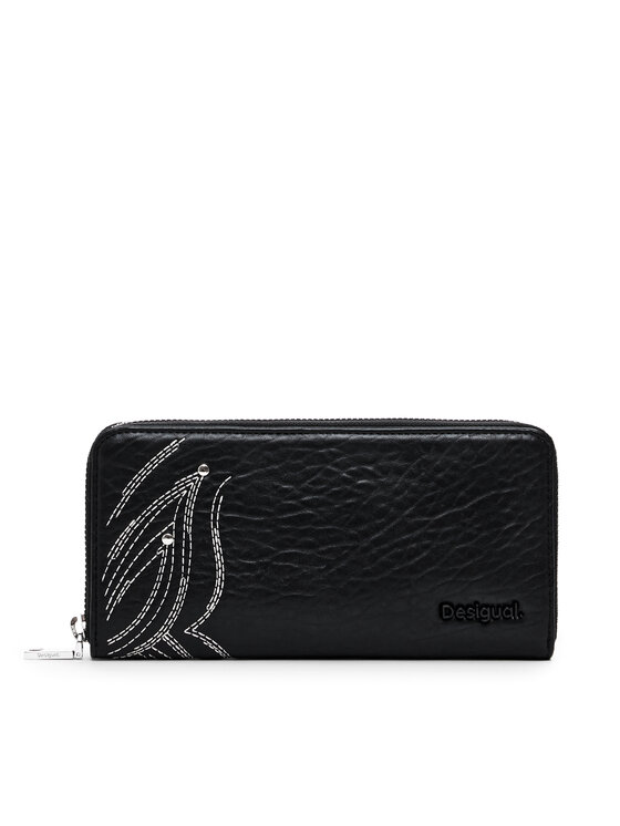 Desigual Duży Portfel Damski Fiona 24WAYP05 Czarny