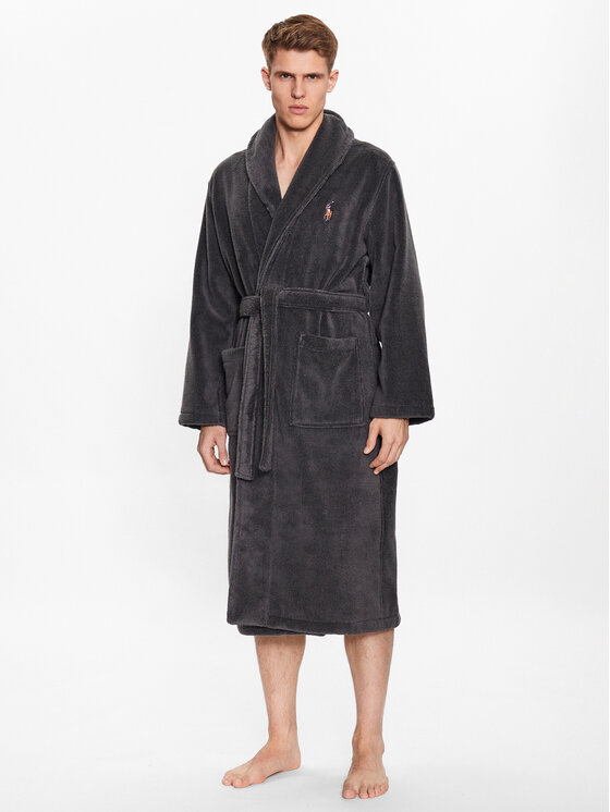 Polo Ralph Lauren Szlafrok 714899683003 Szary Regular Fit