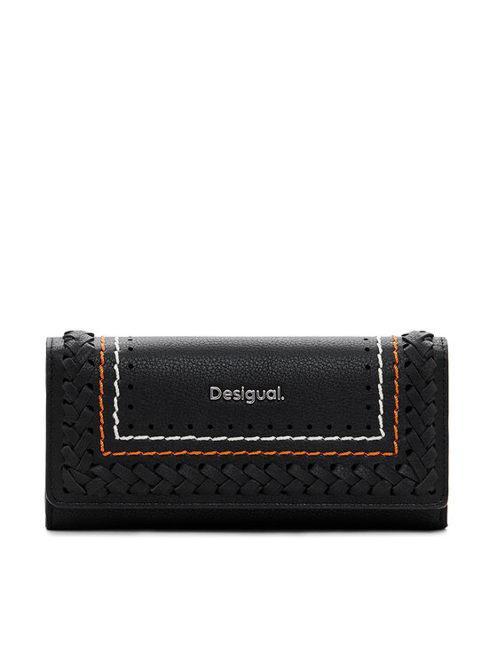 Desigual Duży Portfel Damski 25SAYP21 Czarny