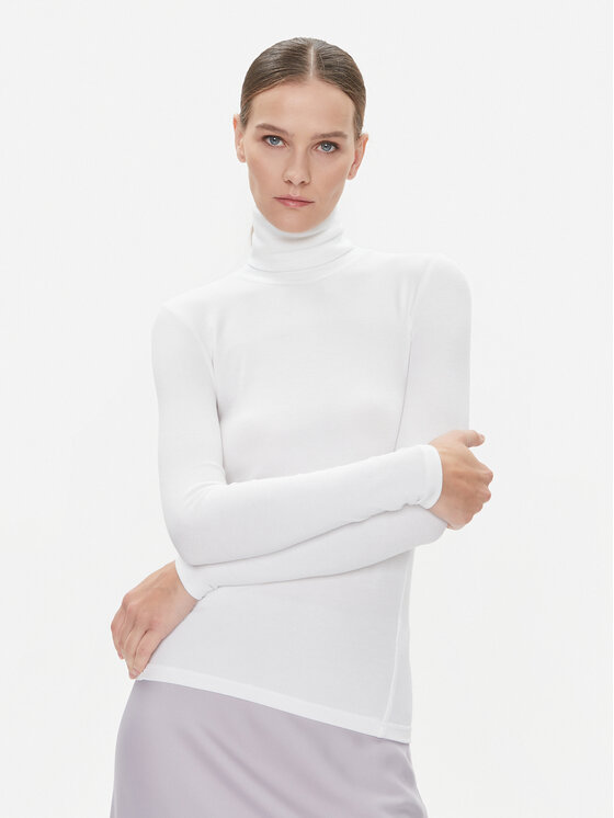 Calvin Klein Golf K20K206053 Biały Slim Fit