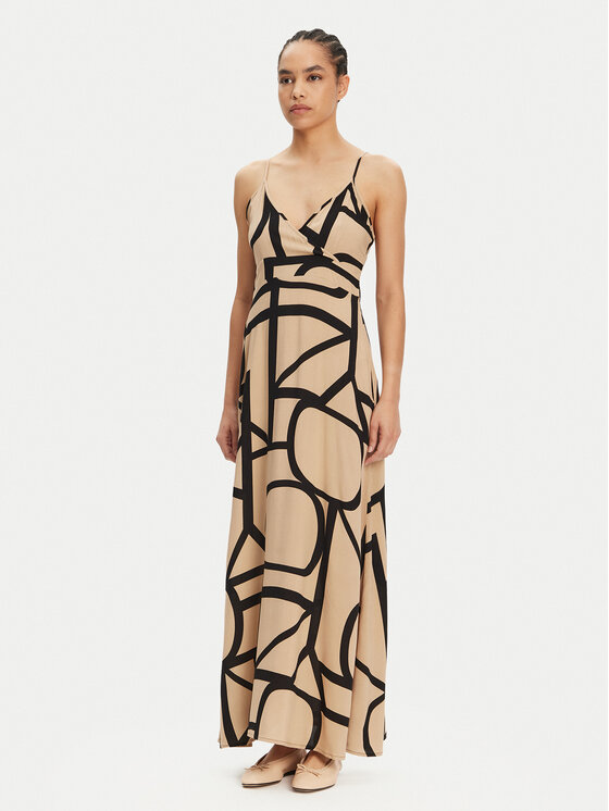 ONLY Sukienka letnia Nova 15317840 Beżowy Regular Fit