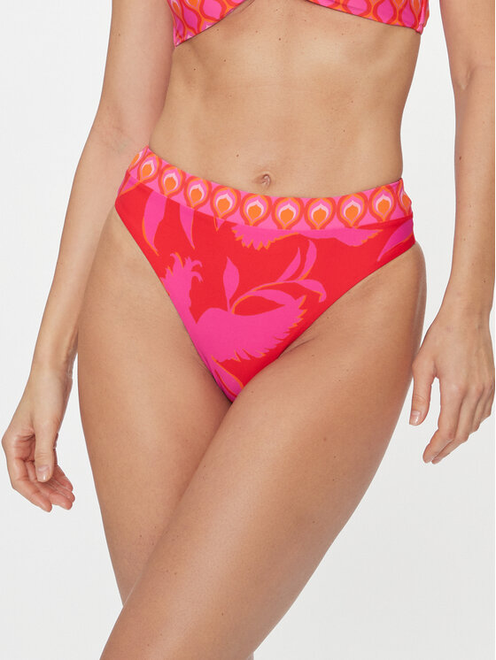 Seafolly Dół od bikini Birds Of Paradise 40735-103 Kolorowy