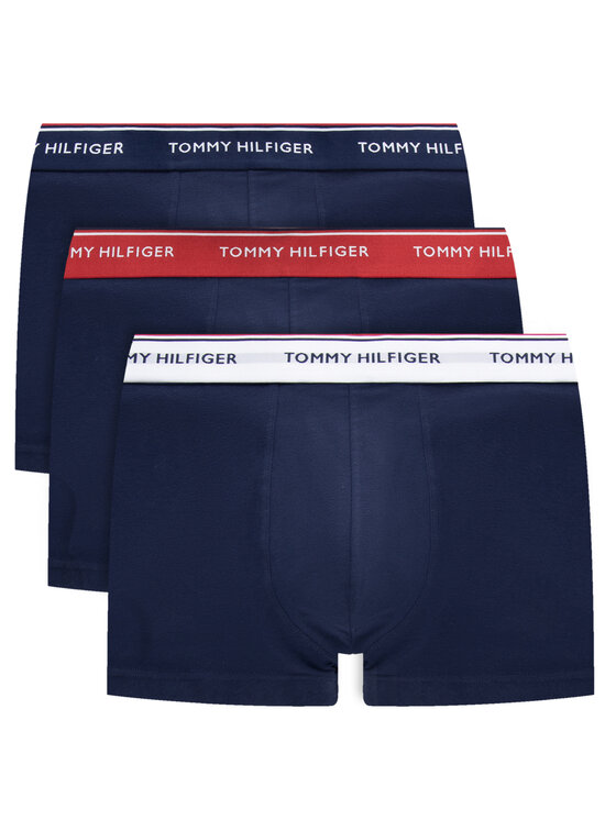 Tommy Hilfiger Komplet 3 par bokserek 3P Trunk 1U87903842 Granatowy