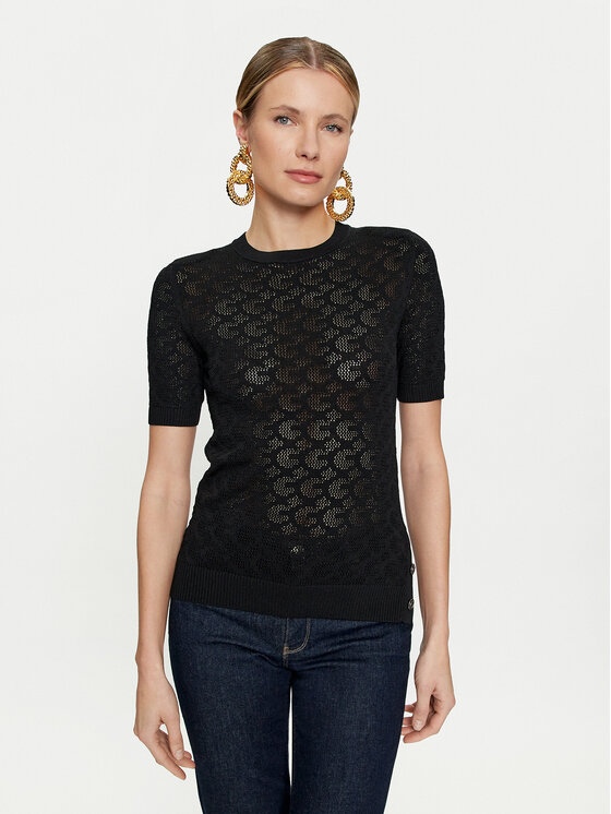 Guess Sweter Belle W4GR15 Z36O0 Czarny Regular Fit
