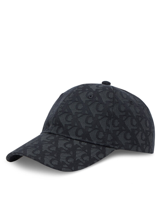 Calvin Klein Czapka z daszkiem Aop 6 Panel Baseball Cap LV04K5058G Czarny