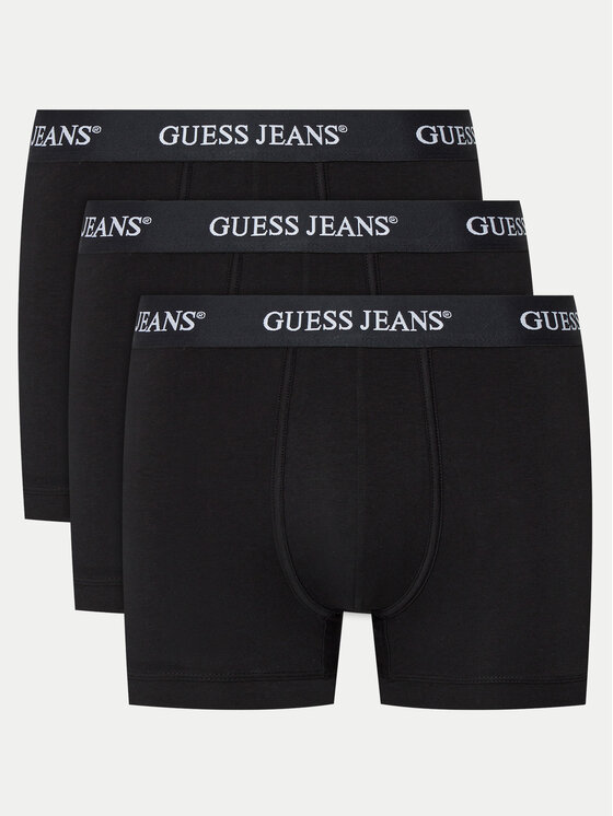 Guess Jeans Komplet 3 par bokserek M4BZ48 K6YW1 Czarny