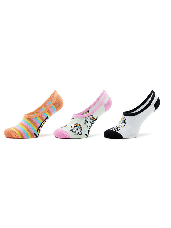 Vans Zestaw 3 par stopek dziecięcych Rainbow Rider Canoodle VN0007B4YB21 Kolorowy