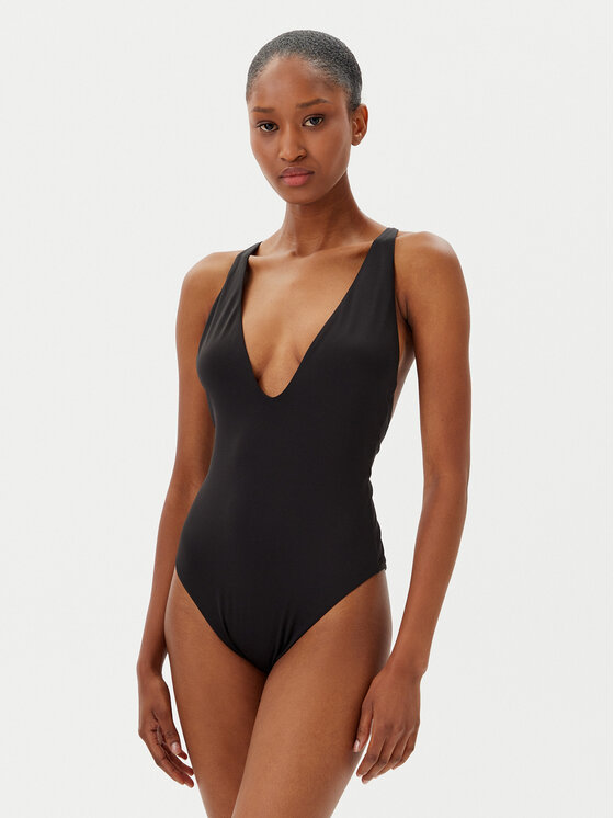 Calvin Klein Swimwear Strój kąpielowy KW0KW02798 Czarny