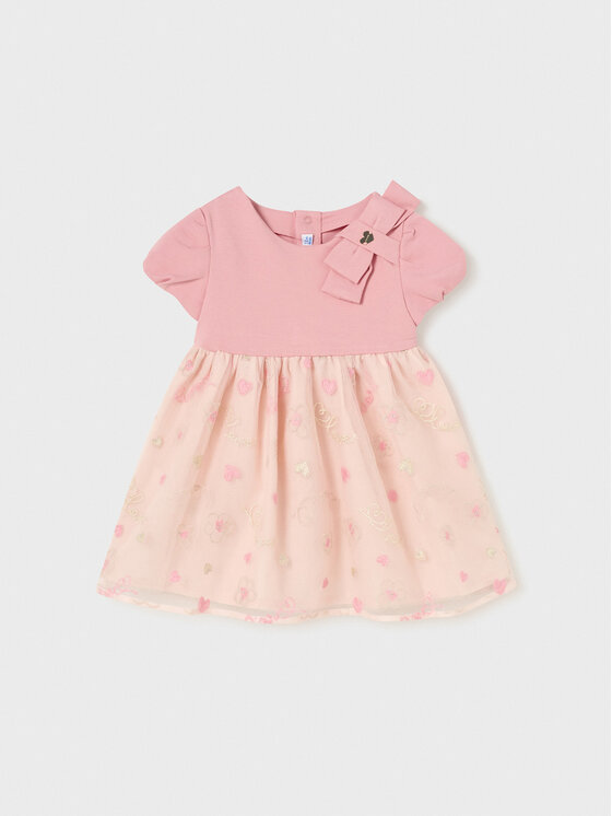 Mayoral Sukienka codzienna 1952 Różowy Regular Fit