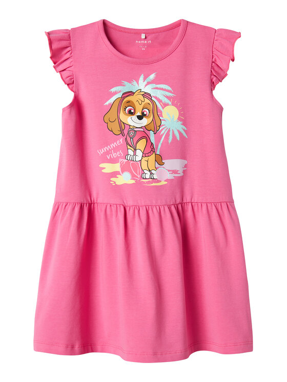 NAME IT Sukienka codzienna 13240701 Różowy Regular Fit