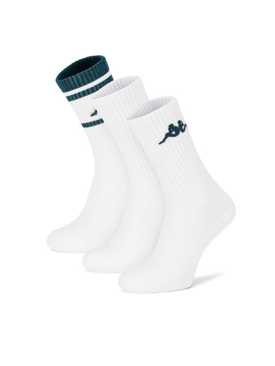 Kappa Skarpety KR_SUPERT_SS25 (3-PACK) Biały