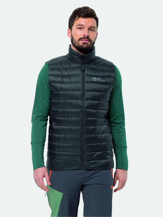 Jack Wolfskin Kamizelka Pilvi 1207711 Czarny Regular Fit