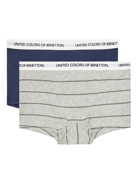 United Colors Of Benetton Komplet 2 par bokserek 3PRJ0X01D Kolorowy
