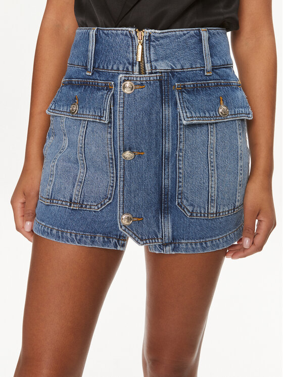Liu Jo Spódnica jeansowa UA4090 DS059 Niebieski Regular Fit