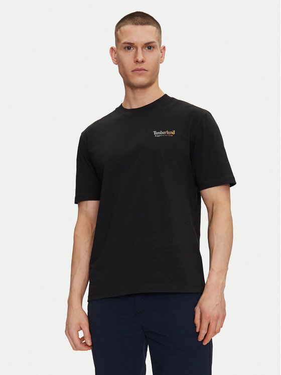 Timberland T-Shirt TB0A6DMA Czarny Regular Fit
