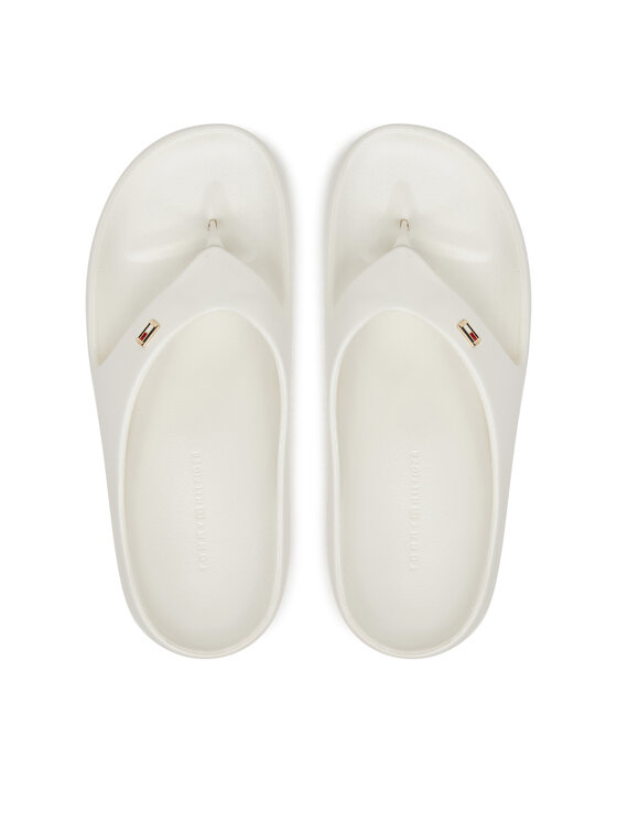 Tommy Hilfiger Japonki Th Comfort Beach Sandal FW0FW08522 Biały