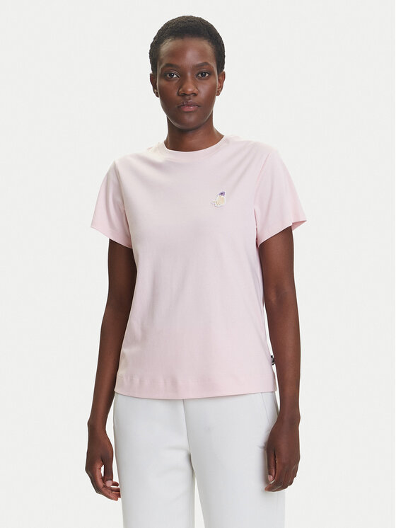 adidas T-Shirt Cat Patch Graphic JV8514 Różowy Regular Fit