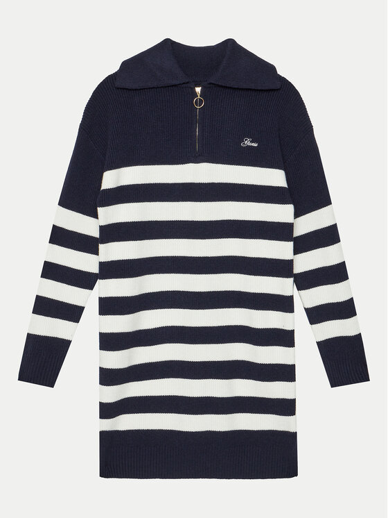 Guess Sukienka dzianinowa J4YK16 Z3FU0 Niebieski Comfort Fit