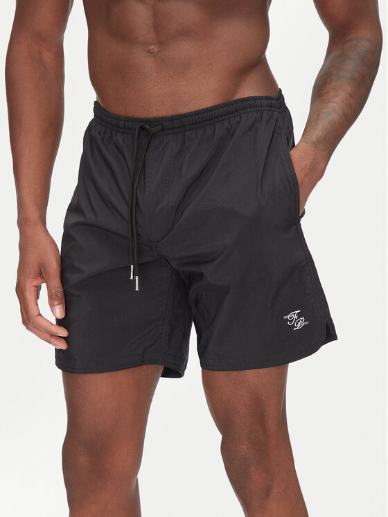 Filling Pieces Szorty kąpielowe Classic 9142220 Czarny Regular Fit