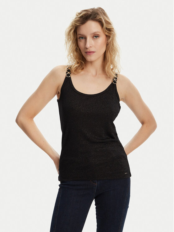 Morgan Top 251-DIDOA Czarny Slim Fit