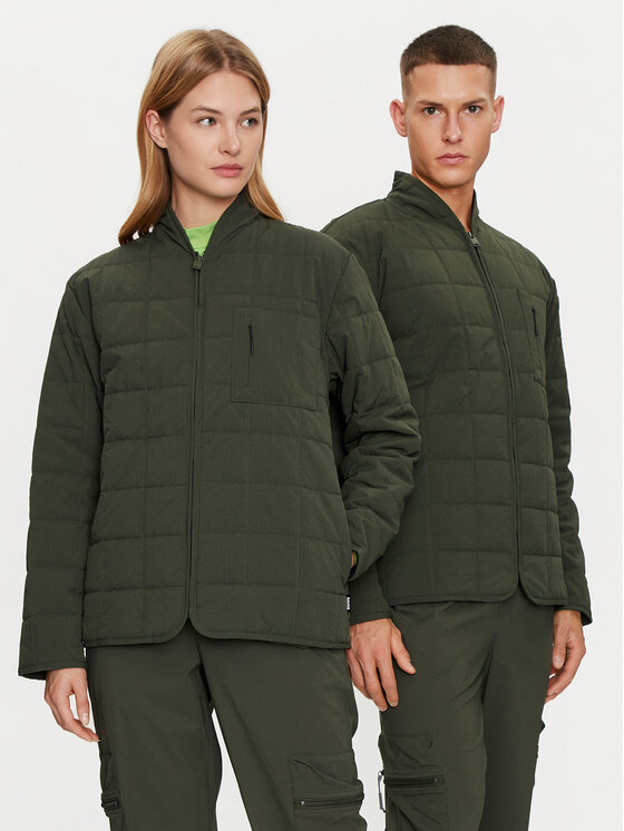 Rains Kurtka przejściowa Giron Liner Jacket T1 19400 Zielony Regular Fit