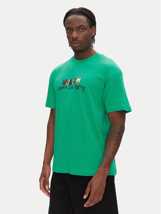 Volcom T-Shirt Bob Moleema A4312554 Zielony Loose Fit