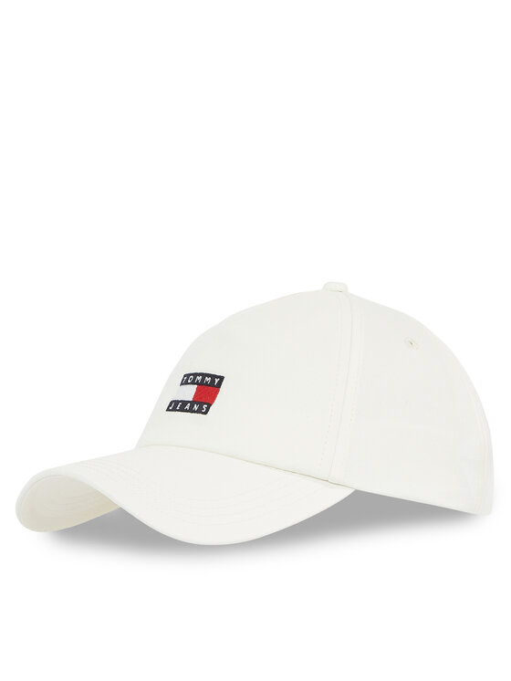 Tommy Jeans Czapka z daszkiem Tjw Heritage Core 5 Panel Cap AW0AW16991 Biały
