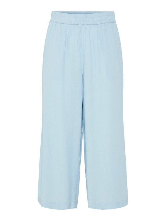 Pieces Kuloty Pia 17154737 Błękitny Wide Leg