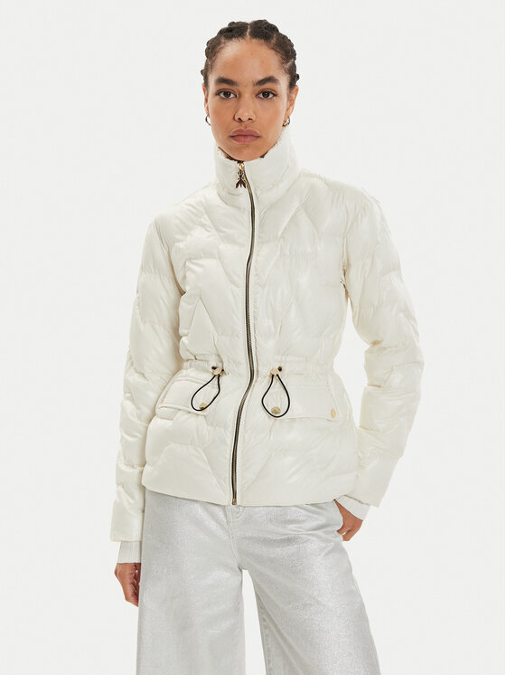 Patrizia Pepe Kurtka przejściowa 8O0132/A451-W367 Biały Regular Fit