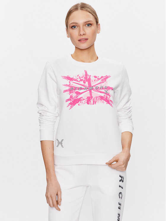 John Richmond Bluza UWP23010FE Biały Regular Fit