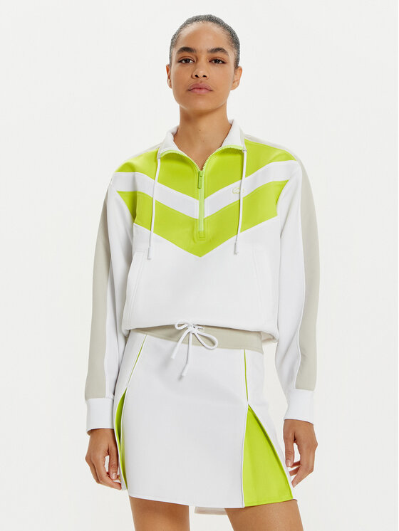 Lacoste Bluza SF2559 Biały Relaxed Fit