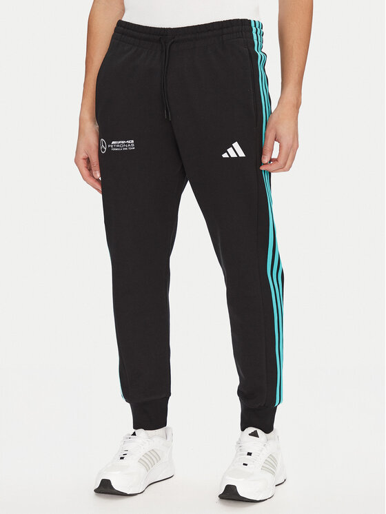 adidas Spodnie dresowe Mercedes - AMG Petronas Formula One Team DNA JV5379 Czarny Regular Fit