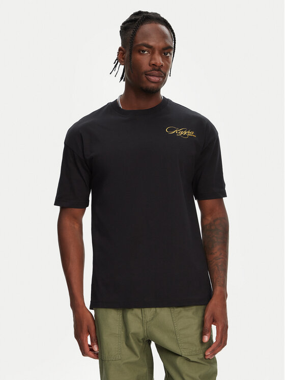 Kappa T-Shirt Norda 361Q6XW Czarny Regular Fit
