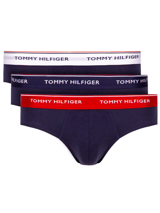 Tommy Hilfiger Komplet 3 par slipów 3p Brief 1U87903766 Granatowy