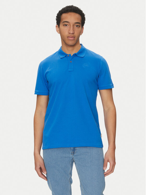 Blend Polo 20717857 Niebieski Regular Fit