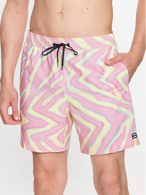 Billabong Szorty kąpielowe Sundays ABYJV00103 Różowy Regular Fit