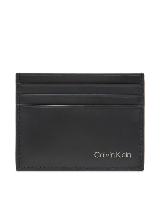 Calvin Klein Etui na karty kredytowe Ck Smooth Cardholder LV04D1104G Czarny