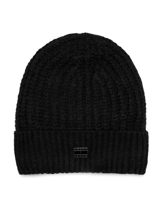 Tommy Jeans Czapka City Girl AW0AW15846 Czarny