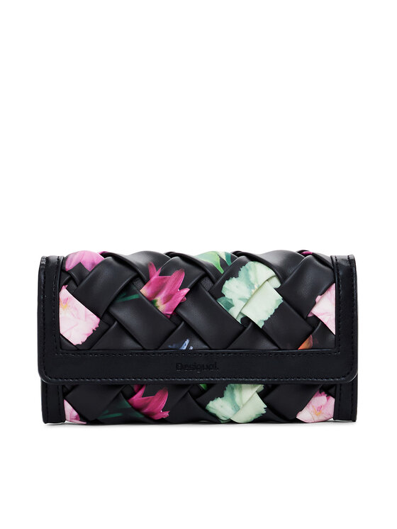Desigual Duży Portfel Damski 25SAYP14 Czarny