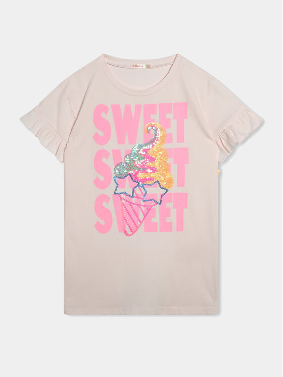 Billieblush Sukienka letnia U20186 Różowy Regular Fit