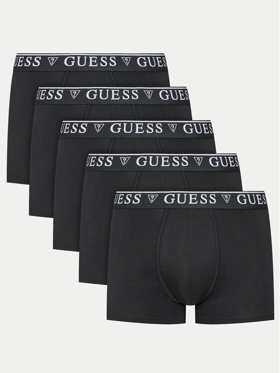 Guess Komplet 5 par bokserek U4YG16 K6YW1 Czarny