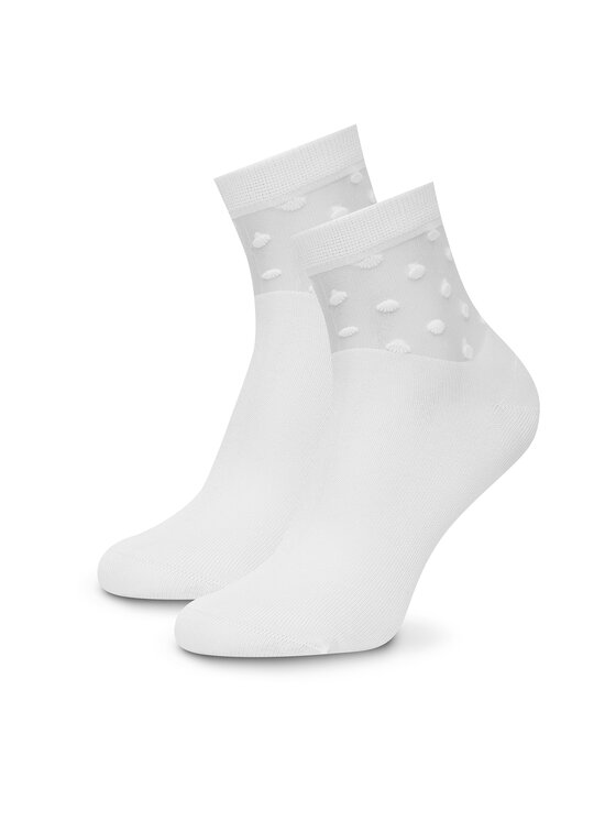 Nine West Skarpety KR_NW_STREET_W_SS25 (2 PACK) Biały