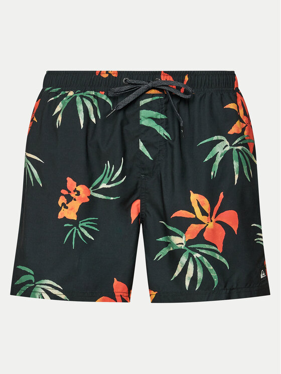 Quiksilver Szorty kąpielowe Everyday Mix Volley AQYJV03147 Czarny Regular Fit