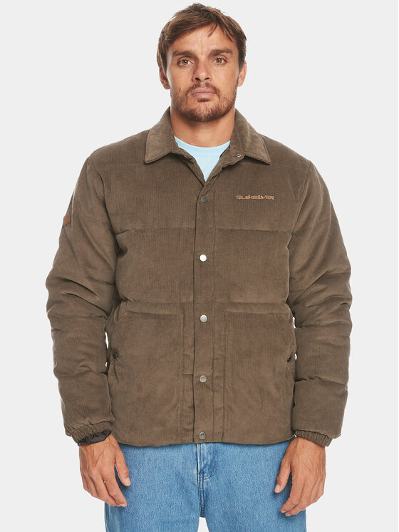 Quiksilver Kurtka przejściowa Tibbermore Jckt EQYJK03984 Brązowy Regular Fit