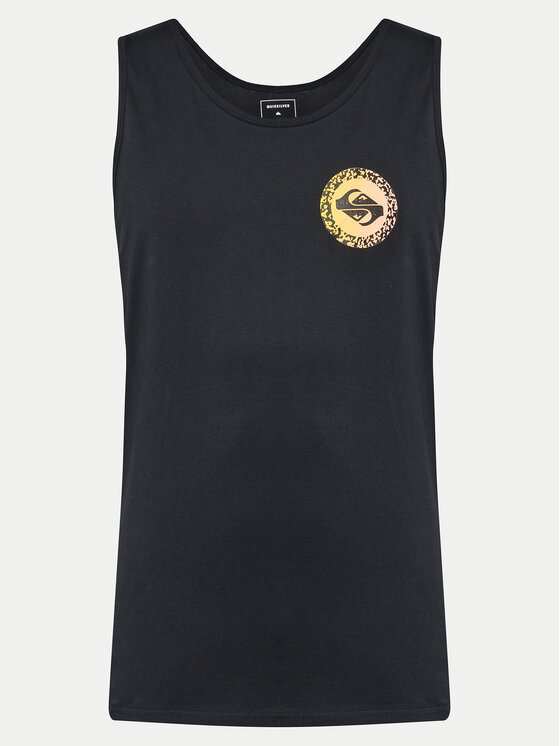 Quiksilver Tank top Long Fade Tank EQYZT07663 Czarny Regular Fit