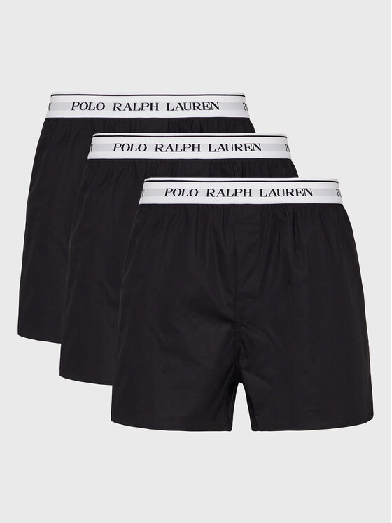 Polo Ralph Lauren Komplet 3 par bokserek 714866472001 Czarny