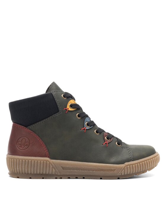 Rieker Botki N0711-54 Zielony